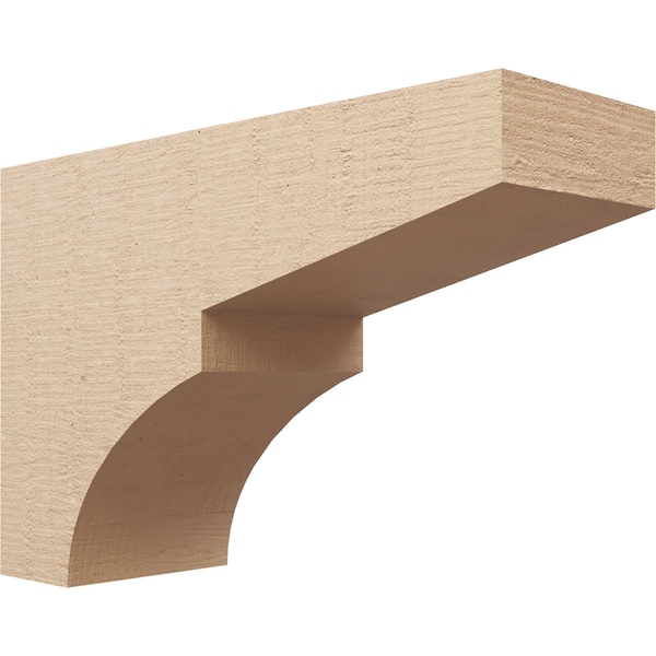 Ekena Millwork 11"W x 33"D x 22"H Classic Monterey Rough Cedar Woodgrain TimberThane Corbel, Primed Tan CORUR11X33X22MONRCPR - main